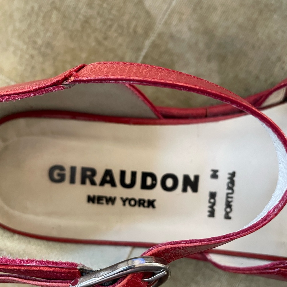 Giraudon red shoes, size 39 - Picture 4 of 6